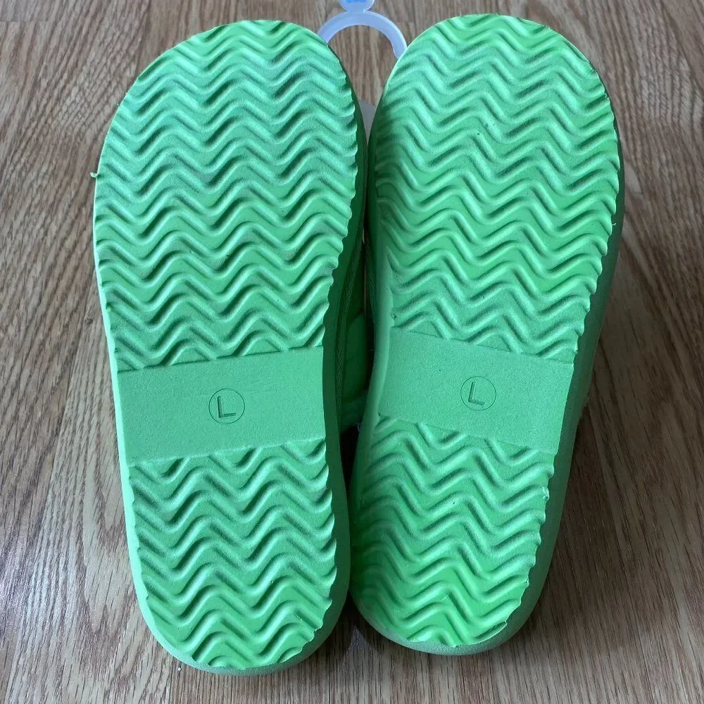 Wondershop Charlie Puffer Slide Slippers Lime Green